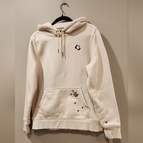 Carhartt Tops - CARHARTT Relaxed Fit Flower Embroidered Hoodie